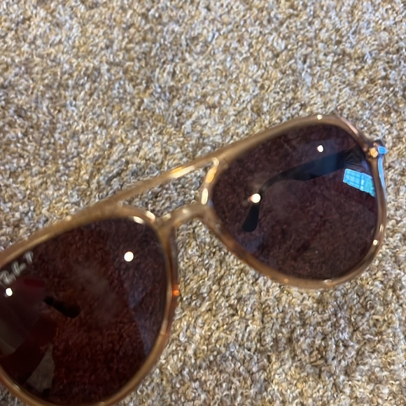Ray-Ban Aviators in Transparent brown and purple polar lens - Picture 7 of 7